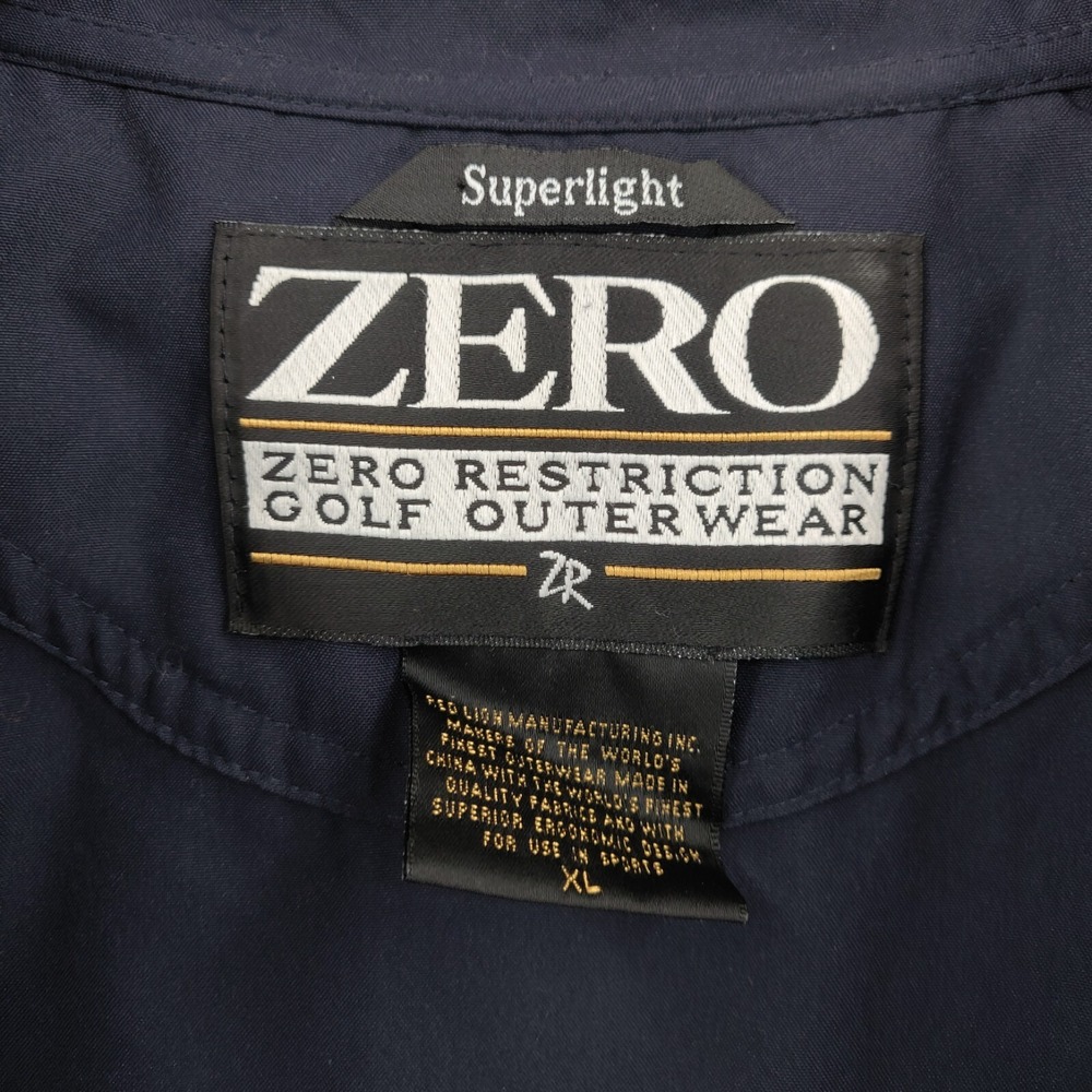 Zero Restriction Pullover Jacket Mens XL Blue Golf Windbreaker Super Light - Picture 8 of 14